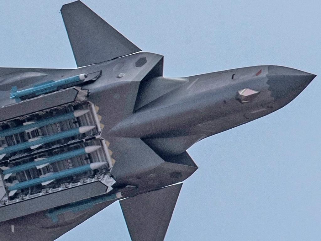 The weapon’s bays of the J-20 stealth fighter. Source: Weibo