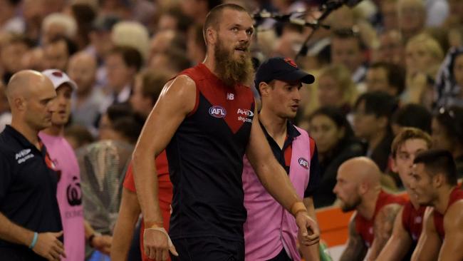 Max Gawn is recovering from surgery on his injured hamstring.