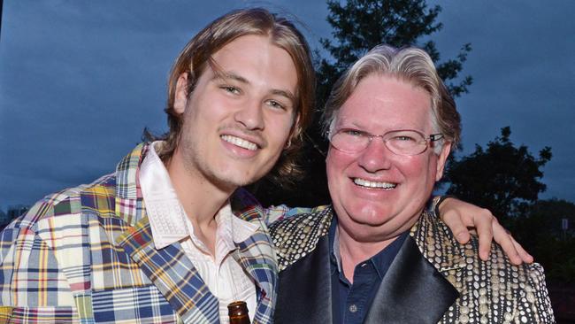 Tyron and Simon Gallaher at the Gold Coast Area Theatre Awards.