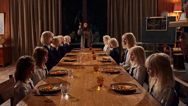 A scene from The Clearing, a series about a cult where children are drugged and brainwashed. Picture: Narelle Portanier