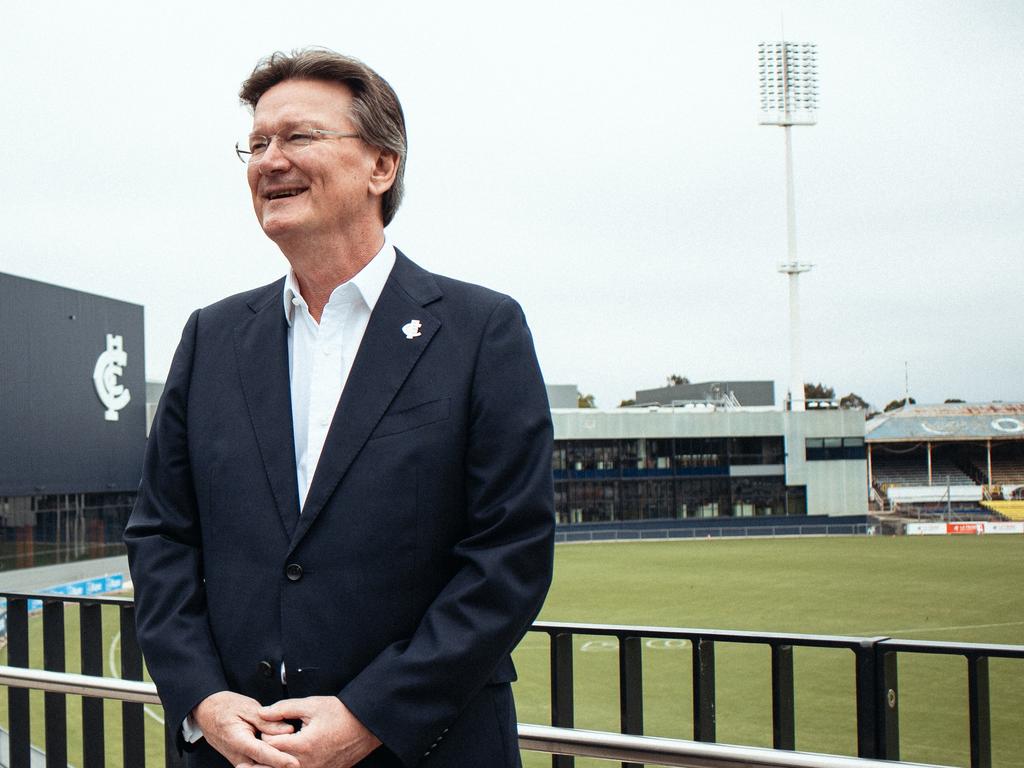 Priestley is excited to lead the Blues. Picture: Carlton FC