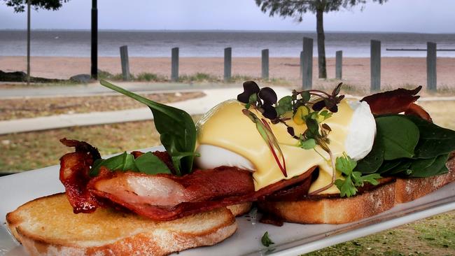 Breakfast at Sea Salt and Vine at Scarborough. Photo: Sea Salt and Vine.