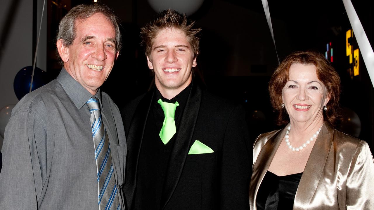 John, Callum and Denise Jenkins at the 2009 Kormilda College formal. Picture: NT NEWS