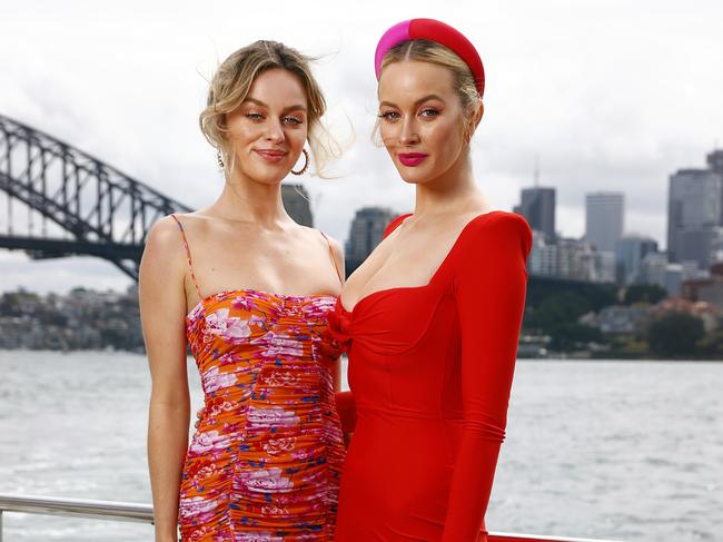 Madeline Holtznagel and Simone Holtznagel at the the launch of the Sydney Everest Carnival 2022. Picture: Richard Dobson