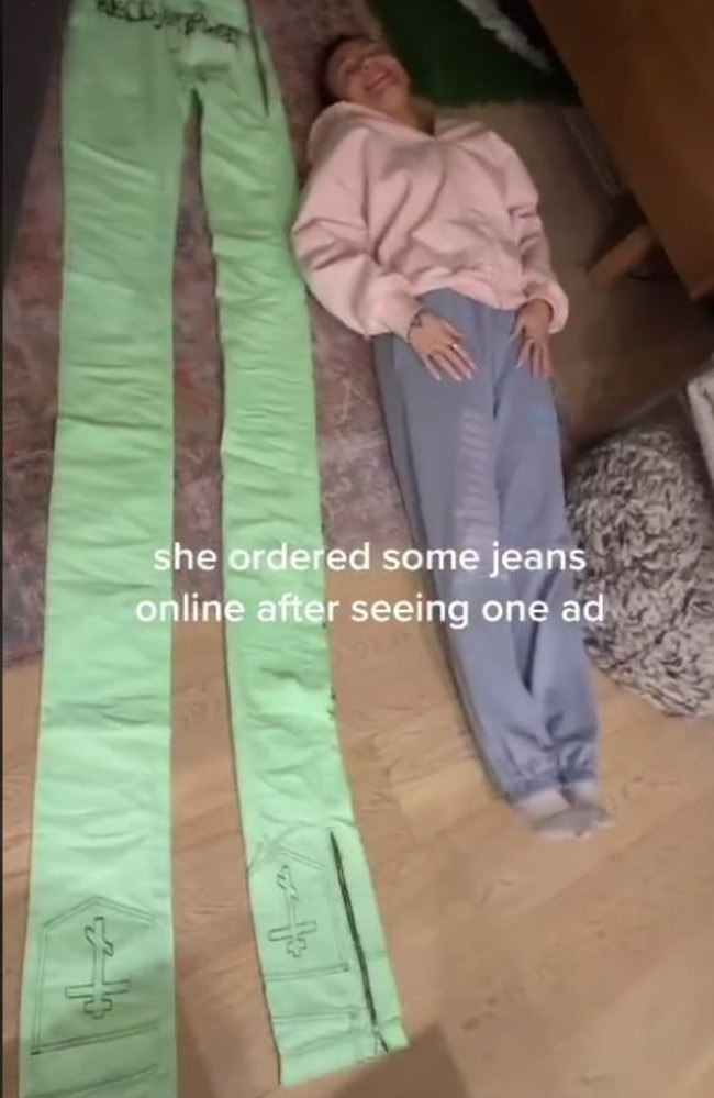 I did not expect that 🥵 #jeans #opps Original Creator: adnerismamii, Jeans