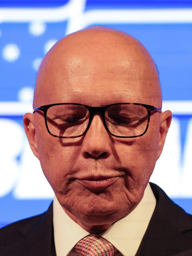 Peter Dutton led the Coalition to an absolute decimation. Picture: Adam Head / NewsWire