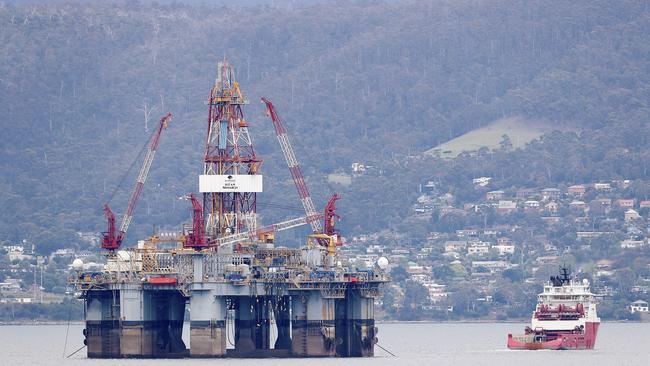 Exxon will drill the Sculpin well in the Bass Strait to an expected depth of 2300m. Picture: Richard Jupe