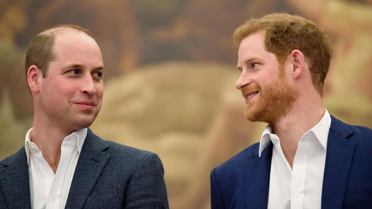 On Monday, Prince William and Prince Harry released a rare joint statement slamming bullying claims. Picture: AFP.