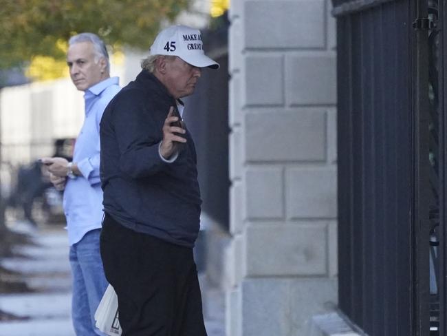 U.S. President Donald Trump returns from a golf outing to the White House after losing the election. Picture: Getty