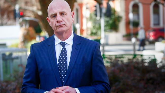 Premier Peter Gutwein in Launceston. Picture: PATRICK GEE