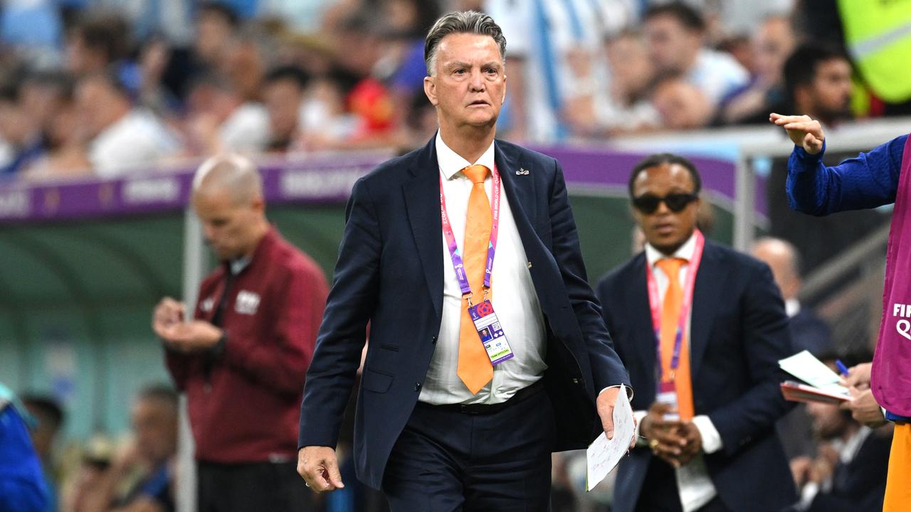 Louis van Gaal is stepping down as coach of the Netherlands. (Photo by Matthias Hangst/Getty Images)