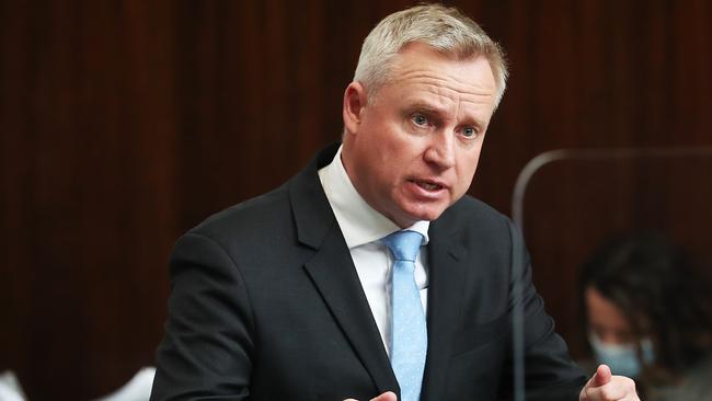 Tasmanian Premier and Health Minister Jeremy Rockliff has reignited debate about a 50-50 public hospital funding split. Picture: Nikki Davis-Jones