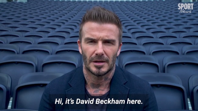 David Beckham on supporting the Football For Fires charity match