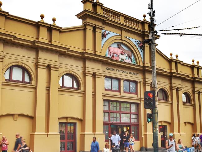 Queen Victoria Market on Saturday morning, 10 Febuary 2018. Picture: Tony Gough