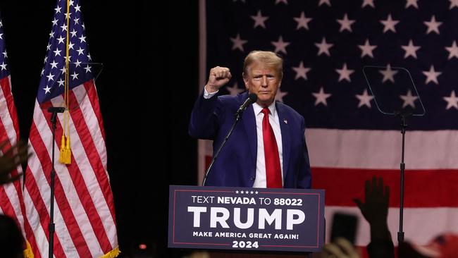 Republican Presidential candidate and former US President Donald Trump. Picture: Getty Images