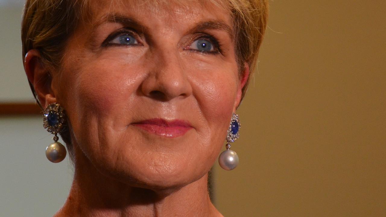 Julie Bishop in New Zealand this week. Picture: AAP 