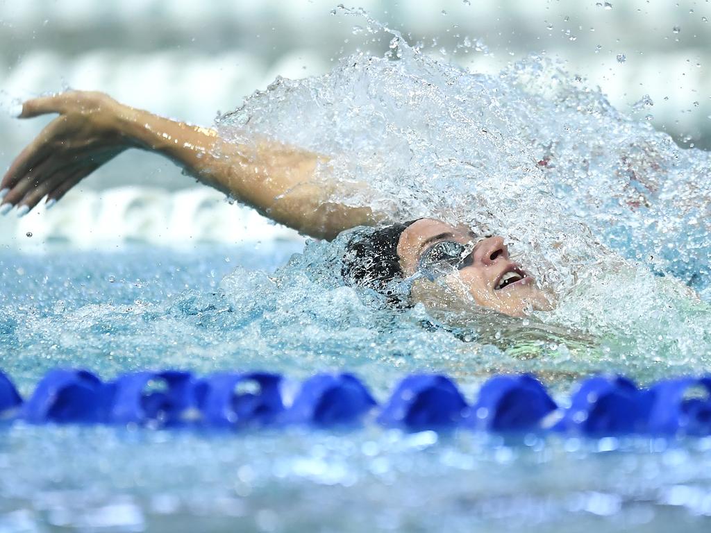 Kaylee McKeown in action. Image: Delly Carr