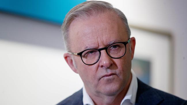 The Prime Minister was relatively sedate during a podcast interview with Neil Mitchell, until he was pressed on his relationship with Daniel Andrews. Picture: Nikki Short