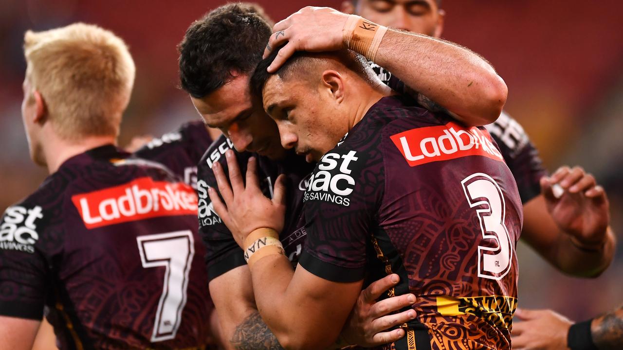 Kotoni Staggs has been a rare highlight for the Broncos but his teammates came to play against Penrith.