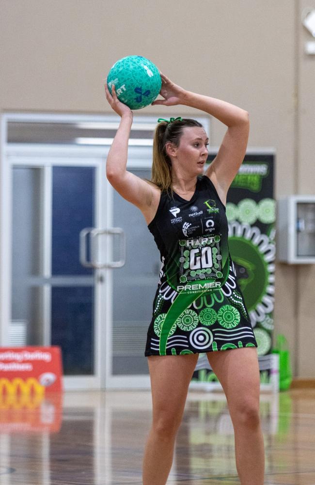 Emily Stapleton, Darling Downs Panthers vs Ipswich Jets. Ruby Series Netball, May 10, 2025