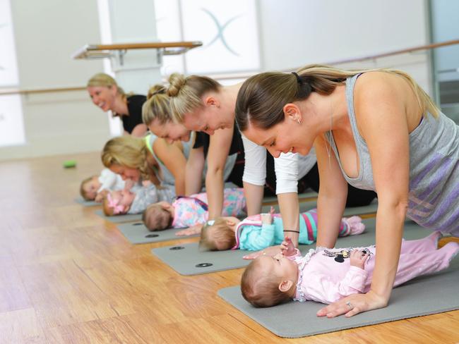 Babies on Board class helps Mums get fit at Xtend Barre Parramatta ...