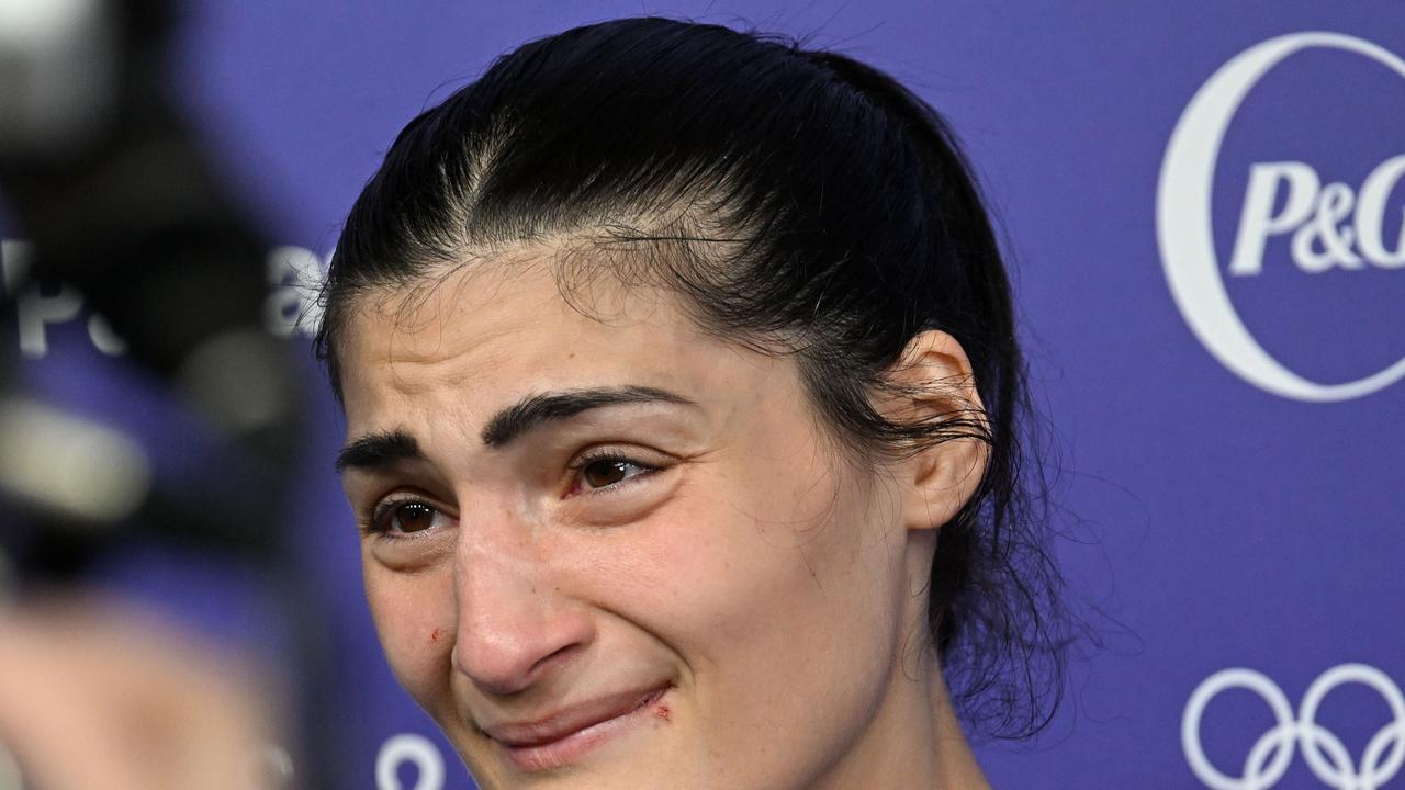 Italy’s Angela Carini was reduced to tears after her 46-second loss to Khelif.