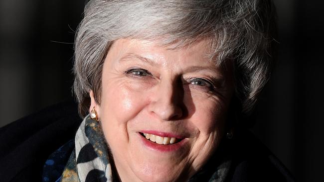 LONDON, ENGLAND - DECEMBER 12: (EDITOR'S NOTE: Alternative crop of image #1072218722) British Prime Minister Theresa May returns to Downing Street after the Confidence Vote in her leadership on December 12, 2018 in London, England. Sir Graham Brady, the chairman of the 1922 Committee, has received the necessary 48 letters (15% of the parliamentary party) from Conservative MP's that will trigger a vote of no confidence in Prime Minister Theresa May. (Photo by Leon Neal/Getty Images)