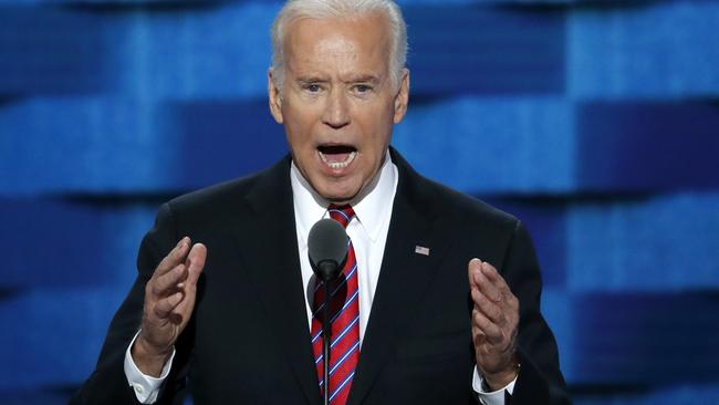 Vice President Joe Biden gave a fiery speech.