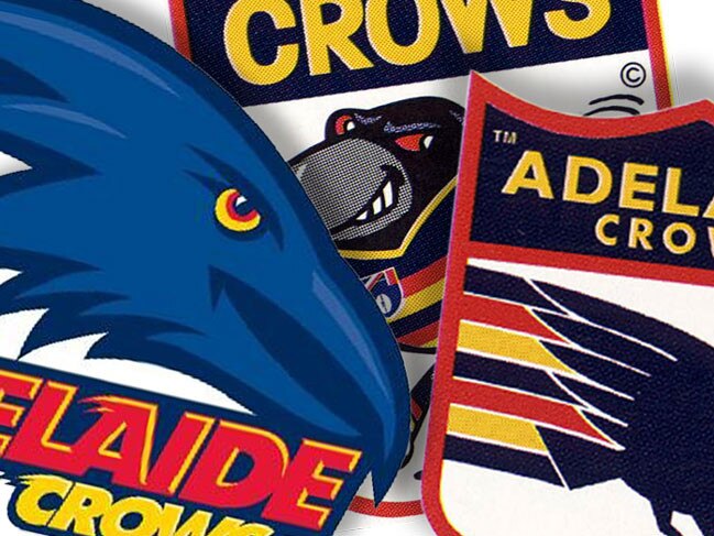 Crows logos over the years