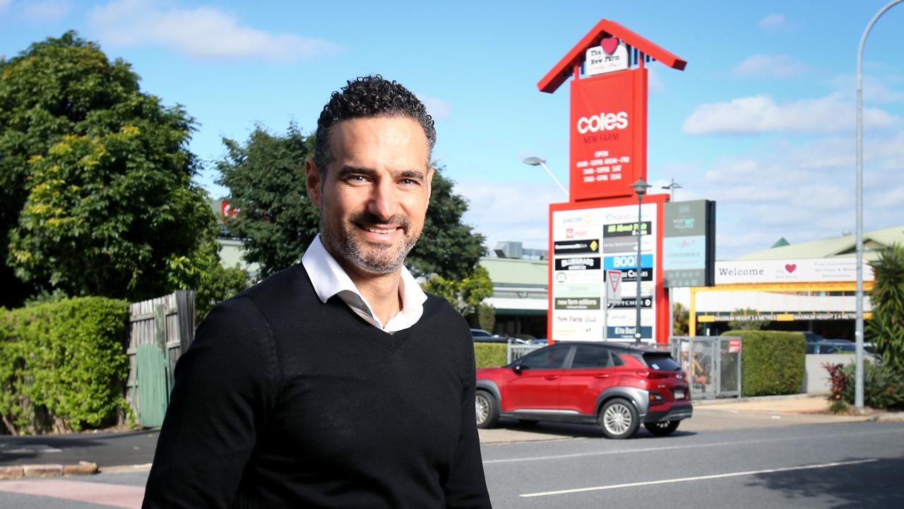 Matthew Sorbello at the Merthyr Village Shopping Centre in New Farm.