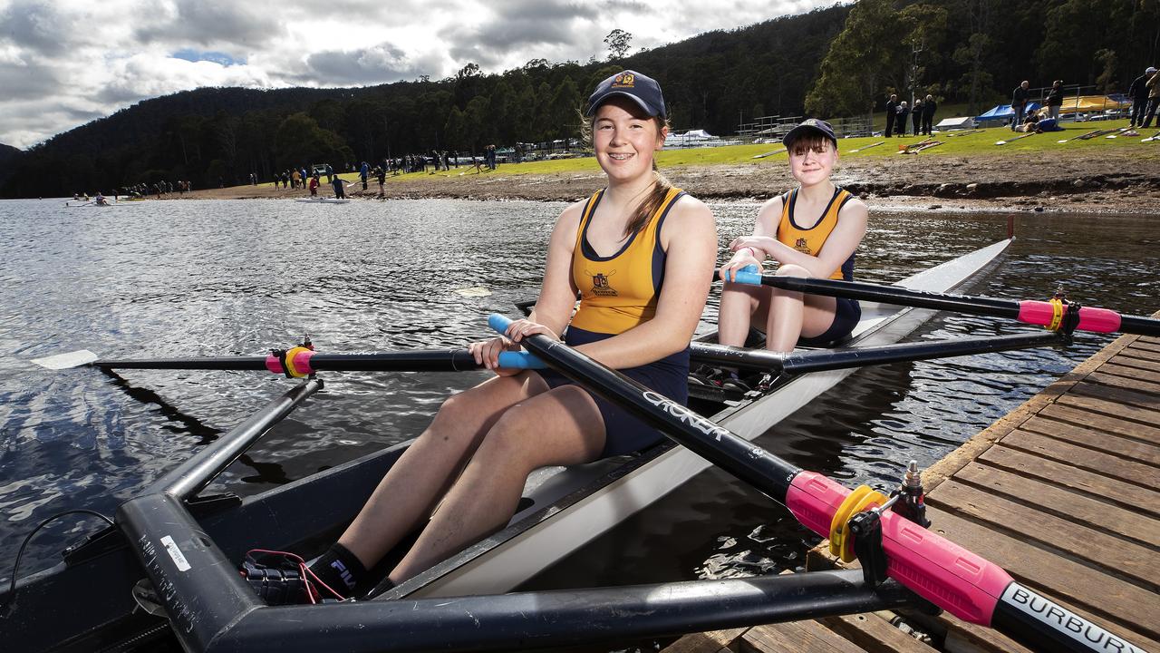 Photo gallery Rowing Tasmania junior sculling regatta at Lake