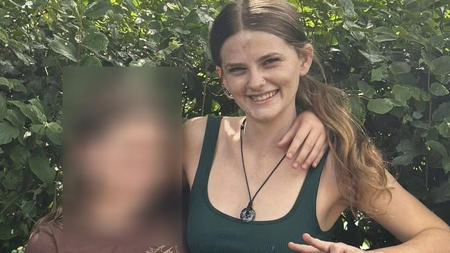 Pheobe Bishop was last seen carrying luggage and wearing a green tank top and grey sweatpants. Picture facebook