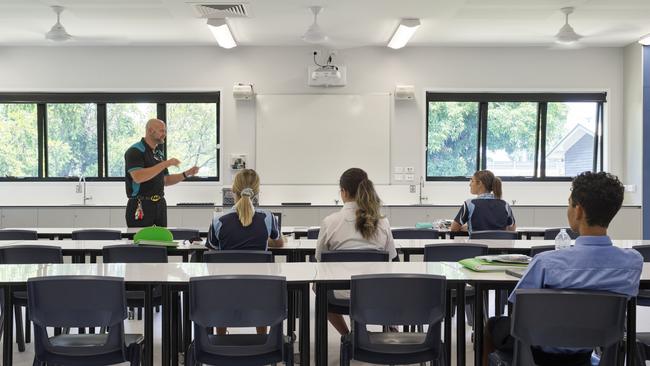 Kingsley College Science and FLA block. Picture: SCOTT BURROWS PHOTOGRAPHER