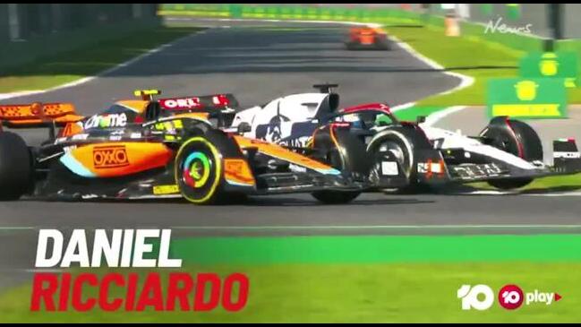 Channel 10's Daniel Ricciardo ad blunder