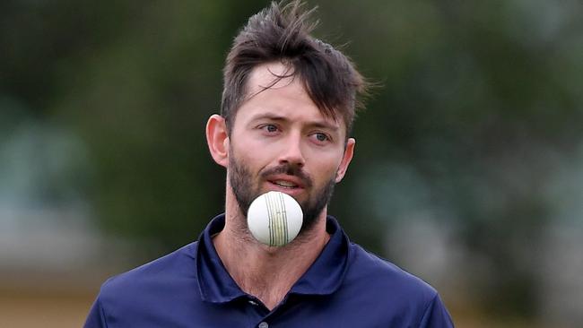 Ringwood’s Ian Holland destroyed Camberwell Magpies’ batting line-up in Round 2. Picture: Andy Brownbill