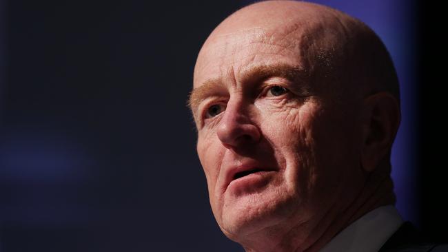 All eyes on this man ... Reserve Bank of Australia Govenor Glenn Stevens. Picture: Jack Tran / The Courier Mail