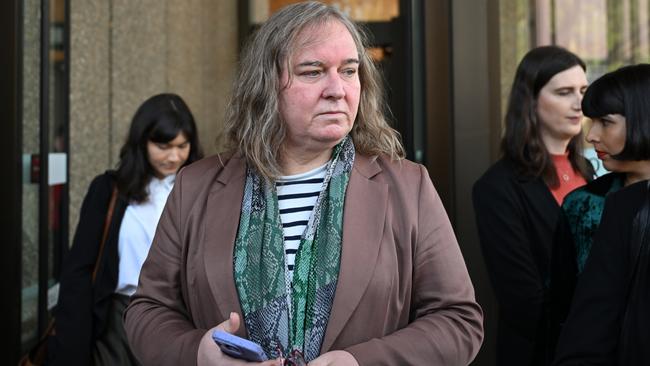 Roxanne Tickle leaves the Federal Court of Australia in Sydney. Picture: AAP Image/Dean Lewins