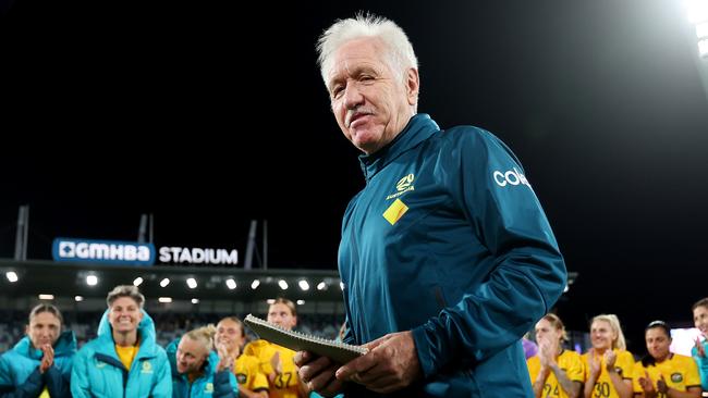 Interim Matildas coach Tom Sermanni has been in charge since August. Picture: Morgan Hancock/Getty Images