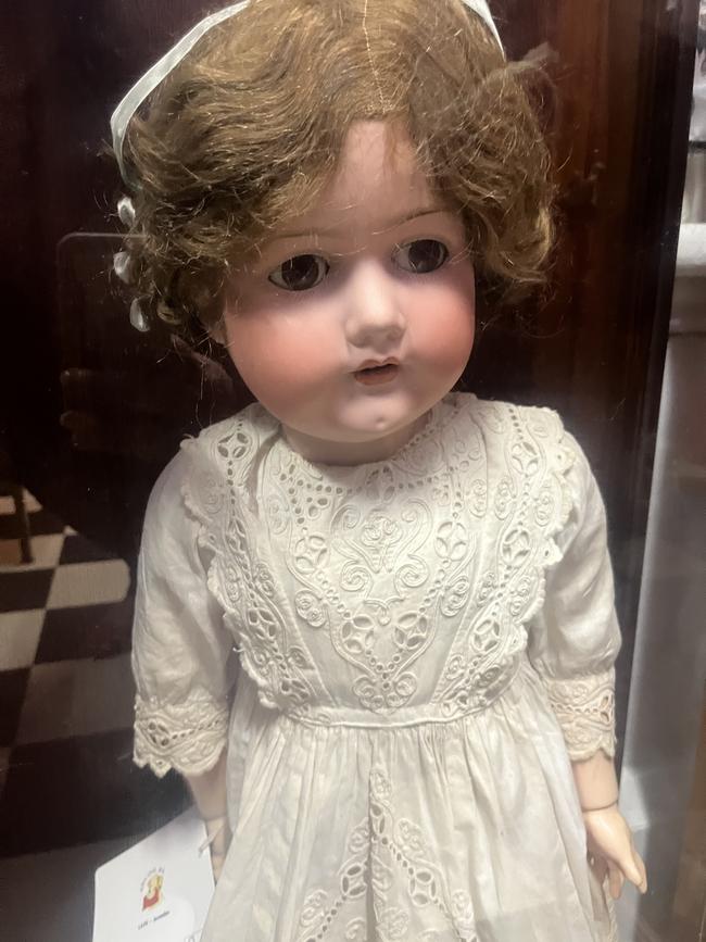 A doll at Maryborough's Haunted Doll Museum.