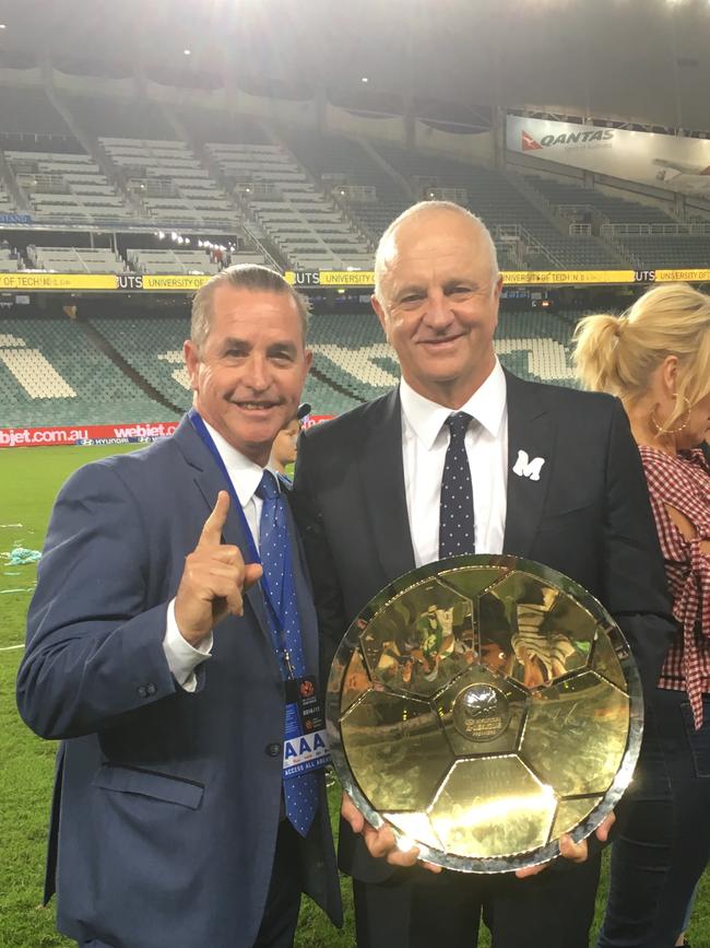 Bradley Charles Stubbs with Graham Arnold