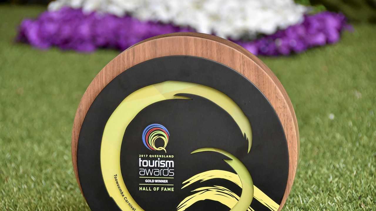 Tourism award for the best major festival in Queensland, the Toowoomba Carnival of Flowers. Picture: Bev Lacey