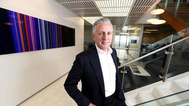 06/12/2016  Telstra CEO Andy Penn at Telstra HQ in Melbourne.Picture  David Geraghty / The Australian.