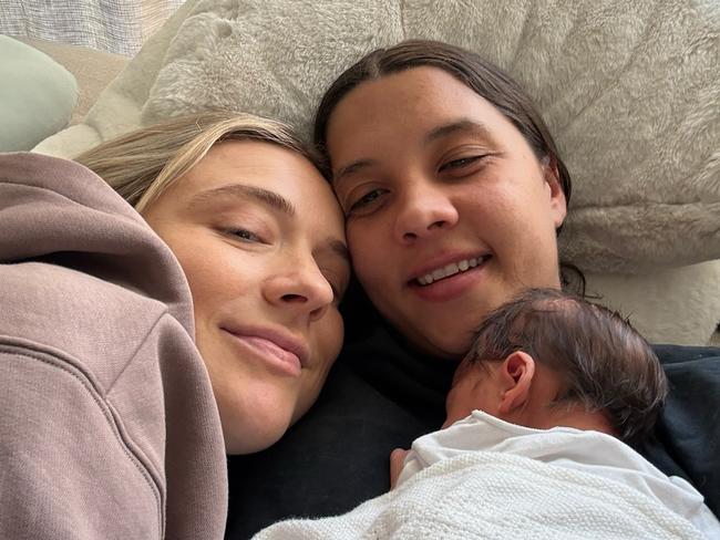 Sam Kerr and her partner Kristie Mewis have announced the birth of their son Jagger Mewis-Kerr to intagram.  