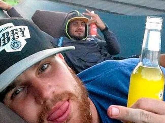 Not the best idea ... Josh Dugan posted this incriminating photo to his Instagram.