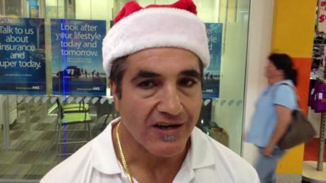 Former NRL star Mario Fenech spent the day playing Santa Claus on the Northern Rivers.