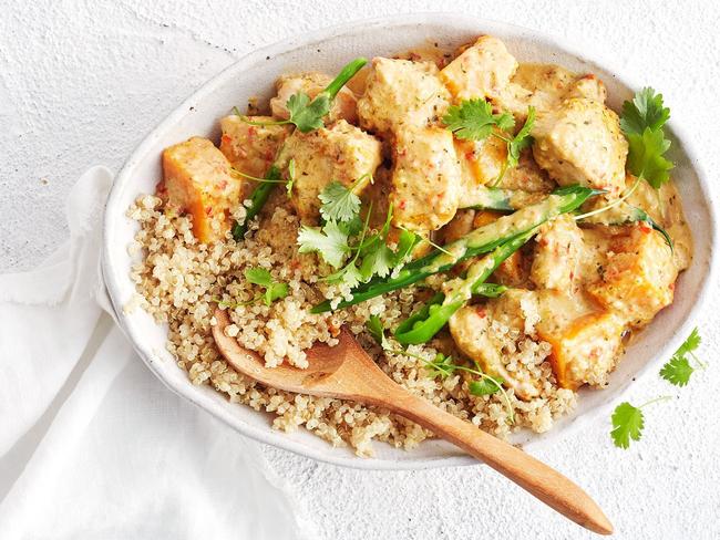 Rated recipes: Healthy chicken and coconut curry.