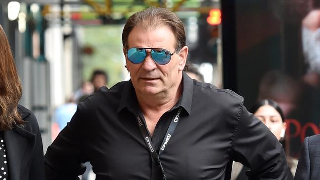 Victorian secretary of the CFMEU John Setka, appears at Melbourne Magistrates Court. Picture: NCA NewsWire