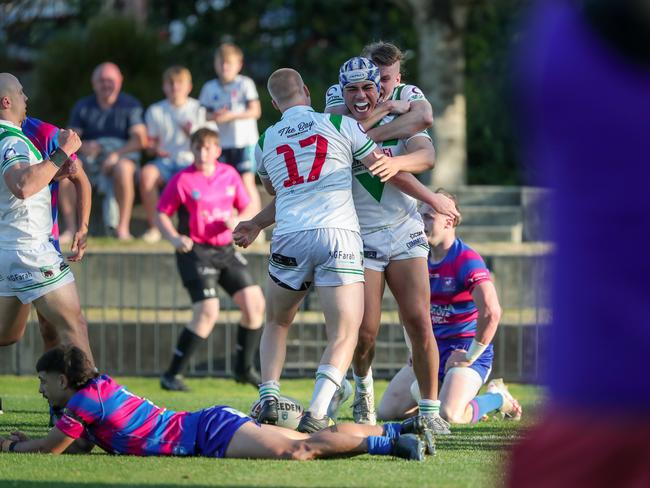 Penese Risale ecstatic after scoring. Picture: Adam Wrightson Photography