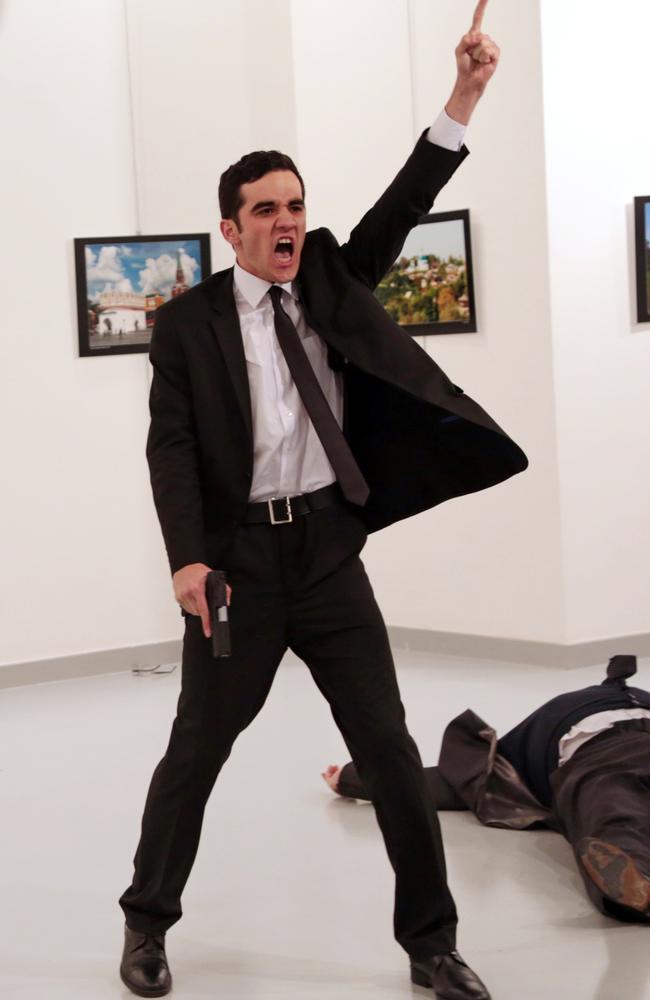 The World Press Photo Foundation announces the winners of its renowned contests, the 60th annual World Press Photo Contest and the 7th annual World Press Photo Digital Storytelling Contest. Spot News - First Prize, Stories Picture: Burhan Ozbilici, The Associated Press Title: An Assassination in Turkey Mevlüt Mert Altıntaş, a 22-year-old off-duty police officer, assassinated the Russian ambassador to Turkey, Andrey Karlov, at an art exhibition in Ankara, Turkey, on 19 December 2016. He wounded three other people before being killed by officers in a shootout. Mevlut Mert Altintas shouts after shooting Andrei Karlov.