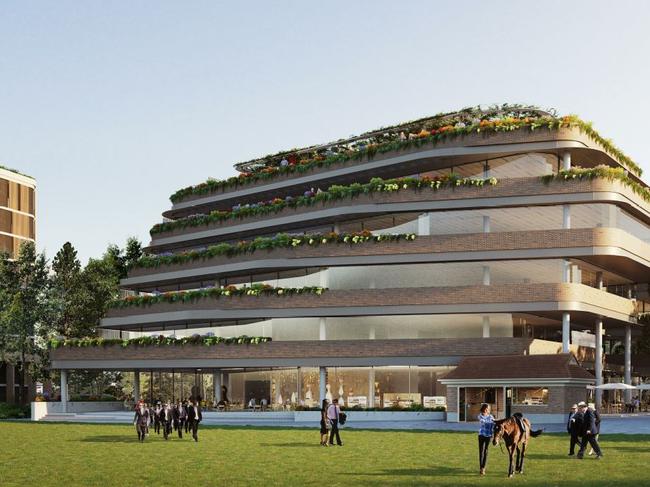 Artist's impression of the new St Leger commercial building at Eagle Farm